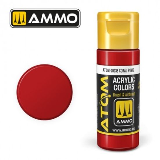 Picture of Color Coral Pink Acrylic Lacquer Paint – AMMO ATOM-20035
