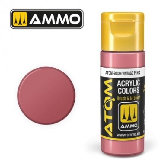 Picture of Color Vintage Pink Acrylic Lacquer Paint – AMMO ATOM-20036