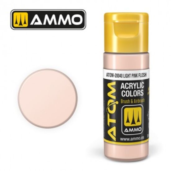 Picture of Color Light Pink Flesh Acrylic Lacquer Paint – AMMO ATOM-20040