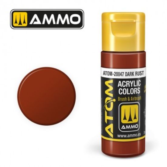 Picture of Color Dark Rust Acrylic Lacquer Paint – AMMO ATOM-20047