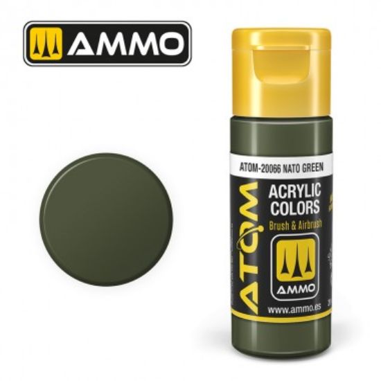 Picture of Color NATO Green Acrylic Lacquer Paint – AMMO ATOM-20066