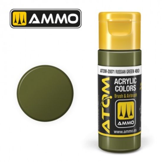 Picture of Color Russian Green 4BO Acrylic Lacquer Paint – AMMO ATOM-20071