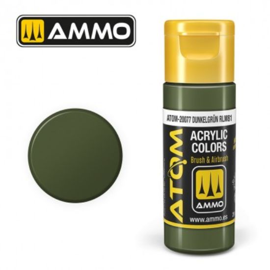 Picture of Color Dunkelgrün RLM81 Acrylic Lacquer Paint – AMMO ATOM-20077