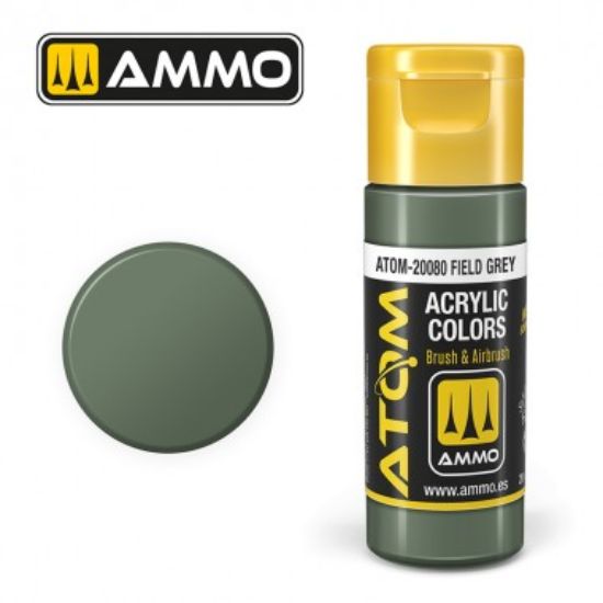 Picture of Color Field Grey Acrylic Lacquer Paint – AMMO ATOM-20080