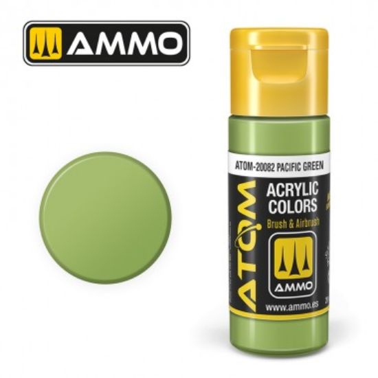 Picture of Color Pacific Green Acrylic Lacquer Paint – AMMO ATOM-20082
