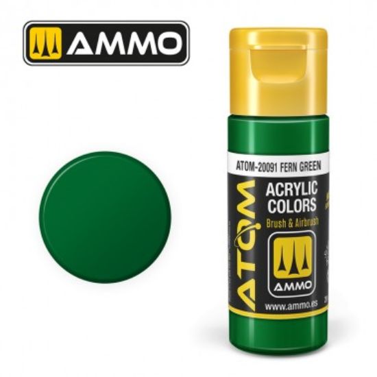 Picture of Color Fern Green Acrylic Lacquer Paint – AMMO ATOM-20091