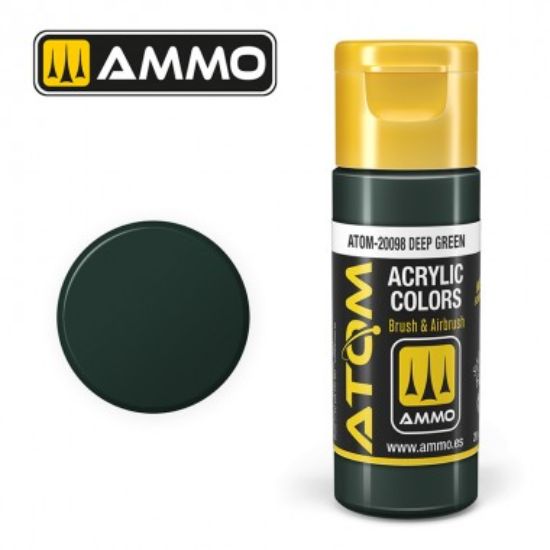Picture of Color Deep Green Acrylic Lacquer Paint – AMMO ATOM-20098