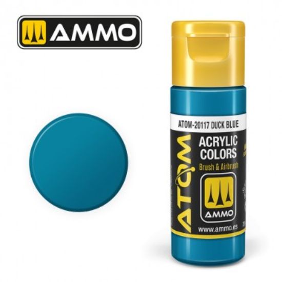Picture of Color Duck Blue Acrylic Lacquer Paint – AMMO ATOM-20117