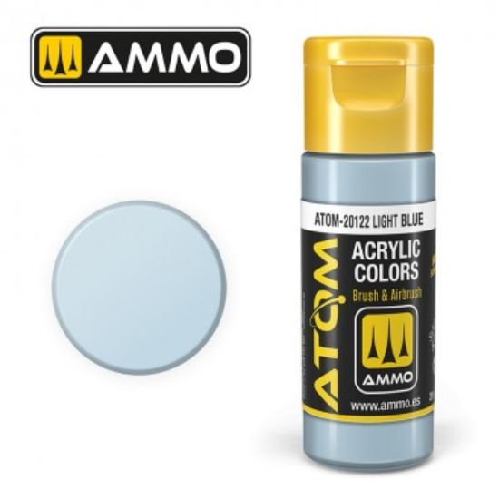 Picture of Color Light Blue Acrylic Lacquer Paint – AMMO ATOM-20122