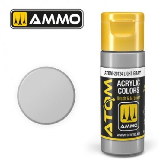 Picture of Color Light Gray Acrylic Lacquer Paint – AMMO ATOM-20124