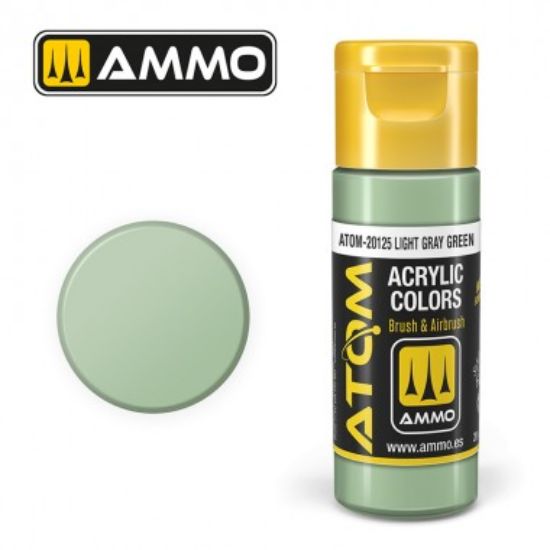 Picture of Color Light Gray Green Acrylic Lacquer Paint – AMMO ATOM-20125