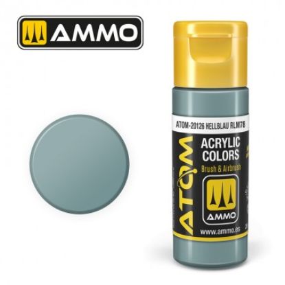 Picture of Color Hellblau RLM78 Acrylic Lacquer Paint – AMMO ATOM-20126
