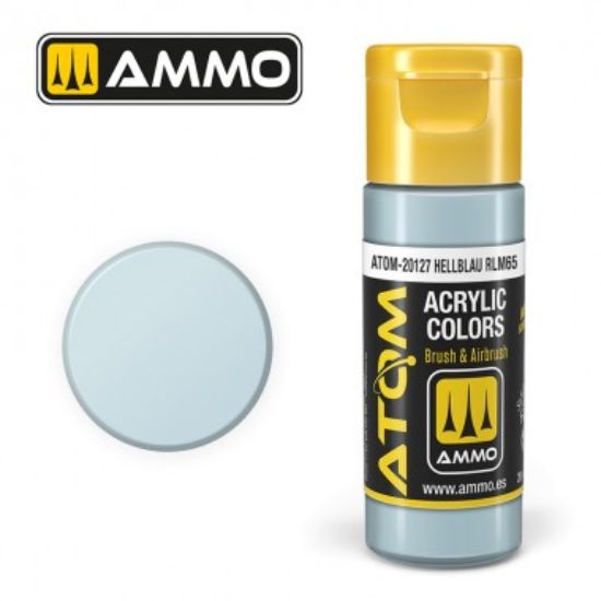 Picture of Color Hellblau RLM65 Acrylic Lacquer Paint – AMMO ATOM-20127