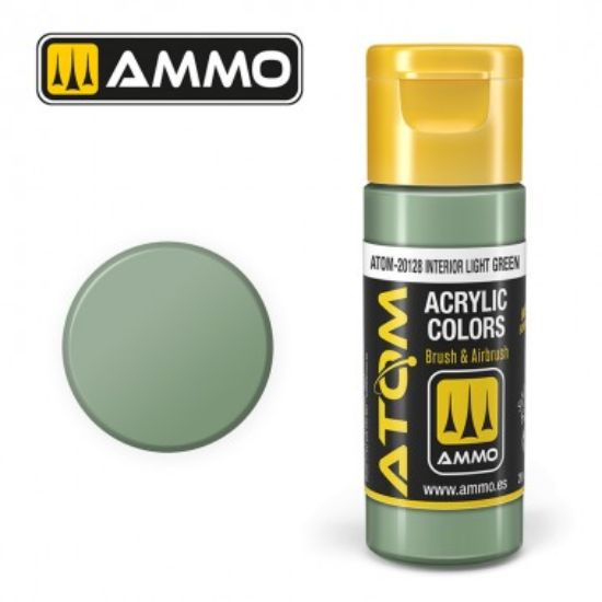 Picture of Color Interior Light Green Acrylic Lacquer Paint – AMMO ATOM-20128