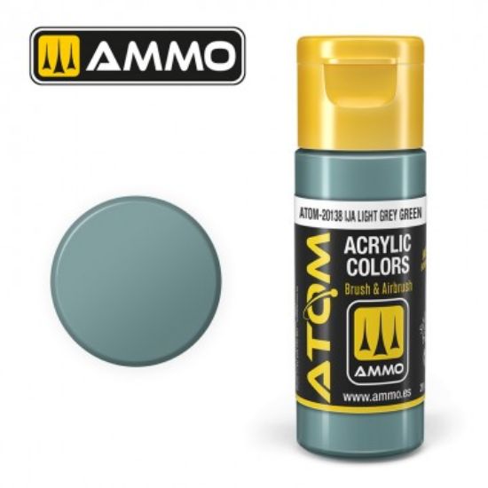 Picture of Color IJA Light Grey Green Acrylic Lacquer Paint – AMMO ATOM-20138