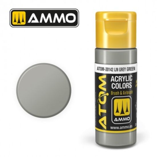 Picture of Color IJA Grey Green Acrylic Lacquer Paint – AMMO ATOM-20142