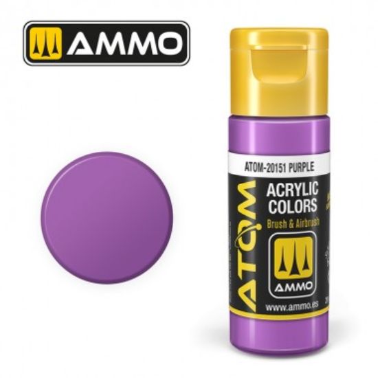 Picture of Color Purple Acrylic Lacquer Paint – AMMO ATOM-20151