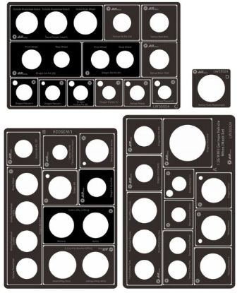 Picture of 1/35 Wheel Mask Set for WWII German Vehicles   – Alliance Model Works LW35024