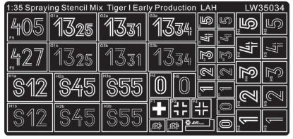 Picture of 1/35 WWII German Tiger I Early 1.SS Panzer Division LSSAH – Alliance Model Works LW35034