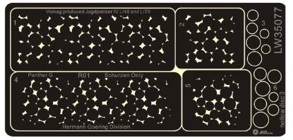 Picture of Spraying Stencil WWII Germany Camouflage Hallow Disc #3 