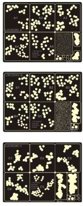 Picture of Stencil WWII Germany Camouflage solid Disc Pattern 