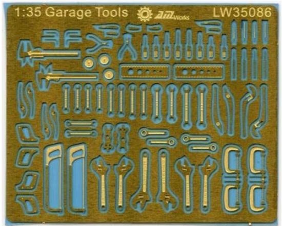 Picture of 1/35 Mechanic Tools Connectionless Photo‑Etch Set – Alliance Model Works LW35086