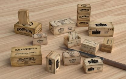 Picture of Wooden Crates: whiskey