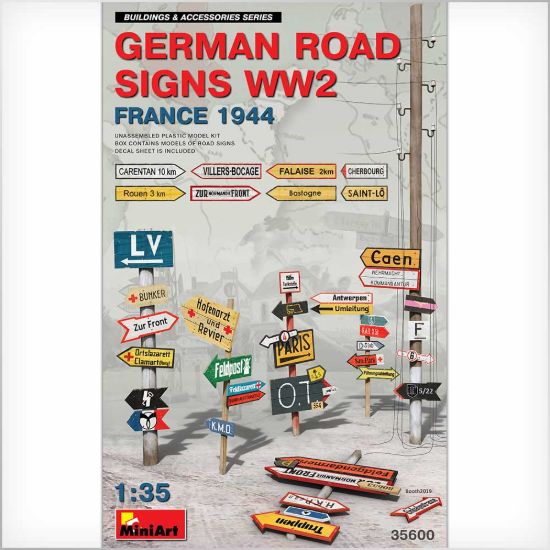 Picture of Germany Road Signs WW2 (France 1944)