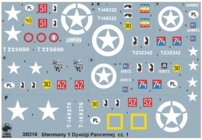 Picture of Polish Sherman tanks - 1st Armoured Division ( NW Europe 1944-45 ) vol.1