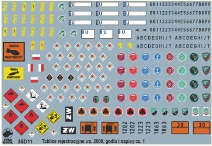 Picture of Polish Army vehicles - reg.numbers 2000 pattern, unit insignia & stencils vol.1