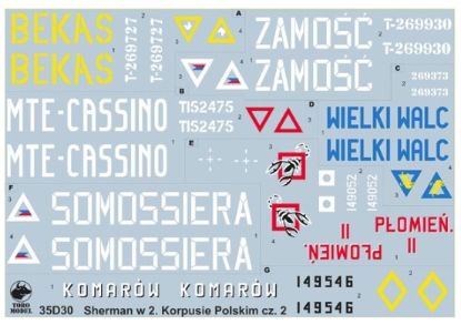 Picture of Polish Shermans in Italy 2nd Polish Corps, 1945 vol.2