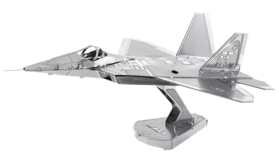 Picture of F‑22 Raptor Metal Model Kit – Metal Earth MMS050