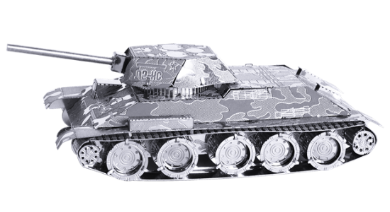 Picture of T‑34 Tank Metal Model Kit – Metal Earth MMS201