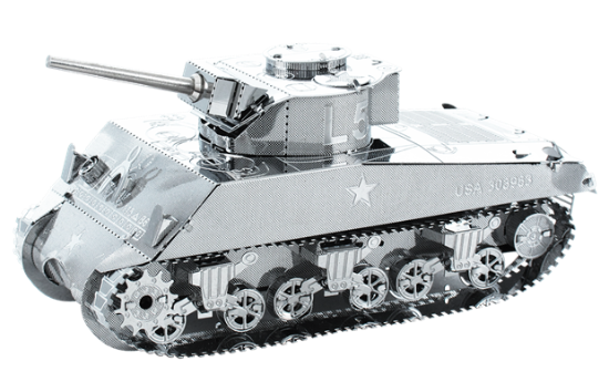 Picture of Sherman Tank Metal Model Kit – Metal Earth MMS204