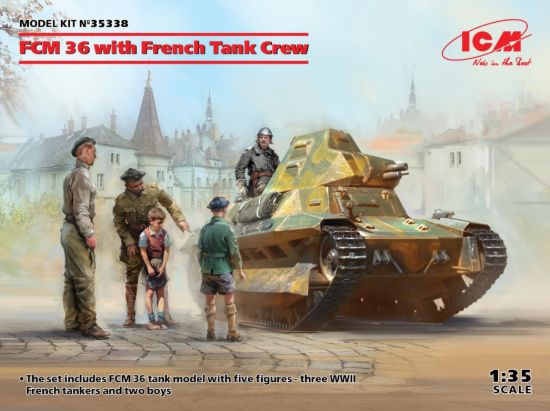 Picture of FCM 36 with French Tank Crew