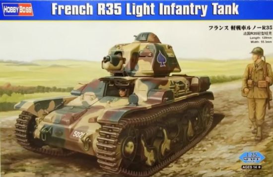 Picture of 1/35 French R35 Light Infantry Tank – HobbyBoss 83806