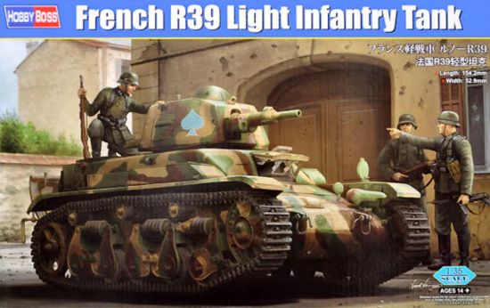 Picture of 1/35 French R39 Light Infantry Tank – HobbyBoss 83893