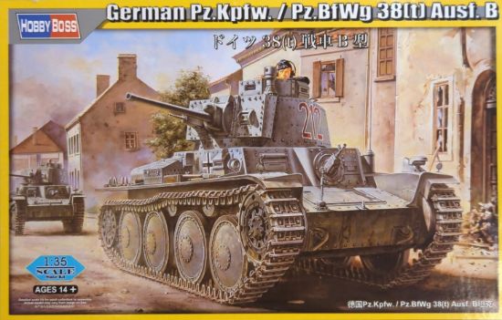 Picture of 1/35 Pz.Kpfw.38(t) / Pz.Bef.Wg.38(t) Ausf.B – HobbyBoss 80138
