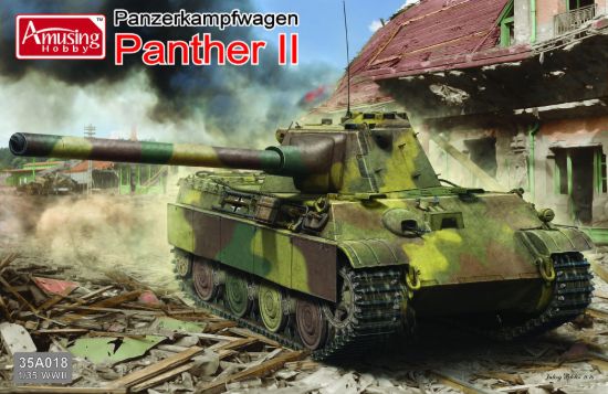 Picture of 1/35 Panther II German Experimental Tank  – Amusing Hobby 35A018