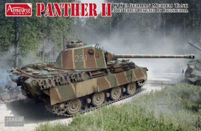 Picture of 1/35 Panther II Rheinmetall Turret  – Amusing Hobby 35A040