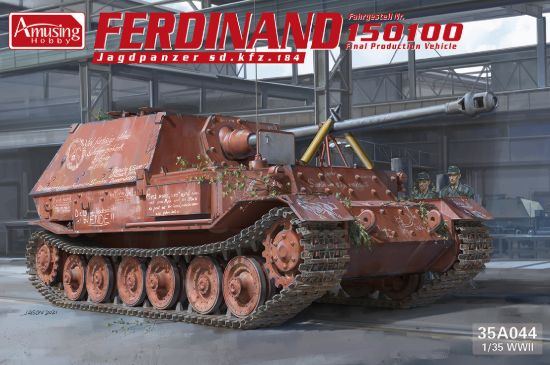 Picture of 1/35 Ferdinand 150100 German Tank Destroyer  – Amusing Hobby 35A044