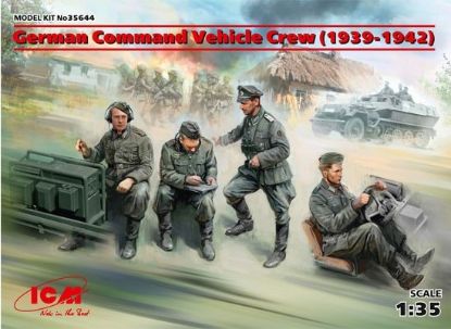 Picture of 1/35 German Command Vehicle Crew (1939-1942) (4 figures) - ICM 35644