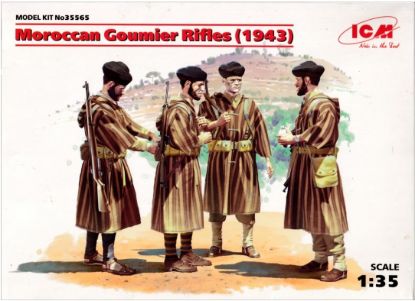 Picture of 1/35 Moroccan Goumier Rifles (1943) (4 figures) - ICM 35565