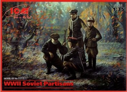 Picture of 1/35 WWII Soviet Partisans (4 figures) - ICM 35631