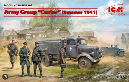 Picture of 1/35 Army Group Center (Summer 1941)   (Kfz.1, Typ L3000S, German Infantry (4 figures), German Drivers (4 figures)) - ICM DS3502