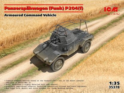 Picture of 1/35 Panzerspähwagen (Funk) P204(f), Armoured Command Vehicle - ICM 35378