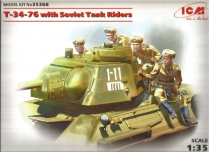 Picture of 1/35 T-34-76 with Soviet Tank Riders - ICM 35368